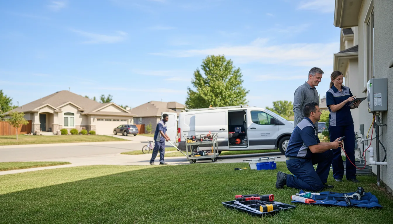 Tankless water heater service in Hazel, SD